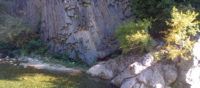 Coulée basaltique à Jaujac